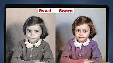 Köhnə, zamanla solmuş, cızılmış və ya zədələnmiş fotoşəkillərinizə