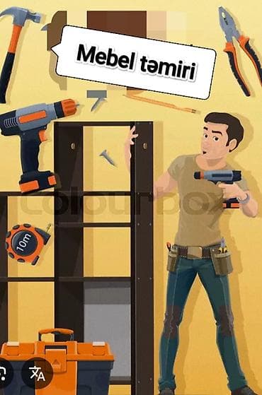 Mebel ustası.butun ev Mebellerinin sokulub yigilmasi,mebelin