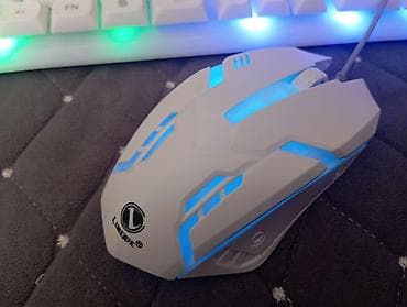 iphone 14 pro islenmis: LIMEIDE simli klaviatura və siçan seti 5 gündür alınıb - Rəng: ağ — 5