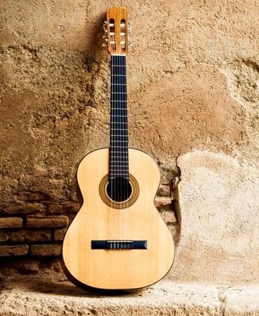 Sintezatorlar: Klassik akustik gitara - Korpus: tam ölçülü klassik forma, açıq — 1