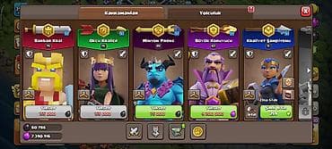 Видеоигры и приставки: Clash of clans hesabi 195 seviyedi 13 fulldu tam ayri gmail qosulub — 5