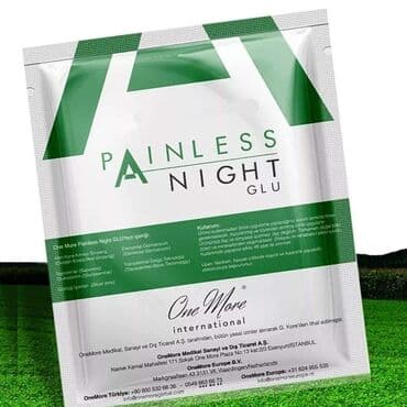 Tibbi geyim: Painless night glue paınless night glu transdermal dalğa — 2