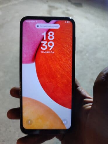 duyu aparatı: Samsung Galaxy A13, rəng - Qara, Barmaq izi — 3