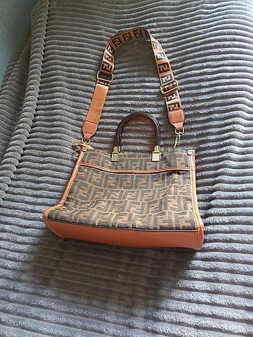 Skanerlər: Original FENDİ Brendının Gözəl keyfiyyətli rahat davamlı çanta, ideal — 6