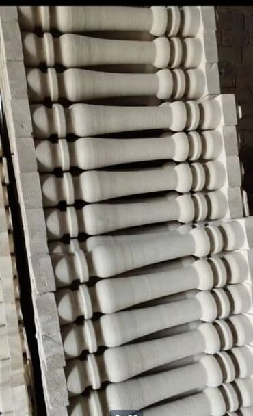 балясины из камня: Müxtəlif formalı və ölçülü mərmər balüstradalar təklif olunur. Bu — 23