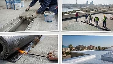 dam: Xidmətlərimiz: ​Dam örtüklərinin izolyasiyası (Yağışa, qara və günəş — 2