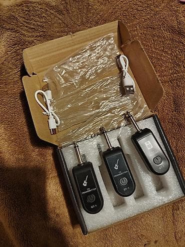 Məhsul: GT-1 simsiz gitar sistemi (2 ədəd ötürücü + 1 ədəd qəbuledici)