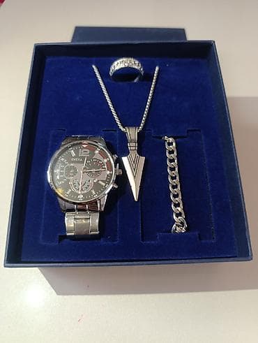 Kişi ayaqqabıları: Yeni, Saat dəsti, rəng - Qara — 1