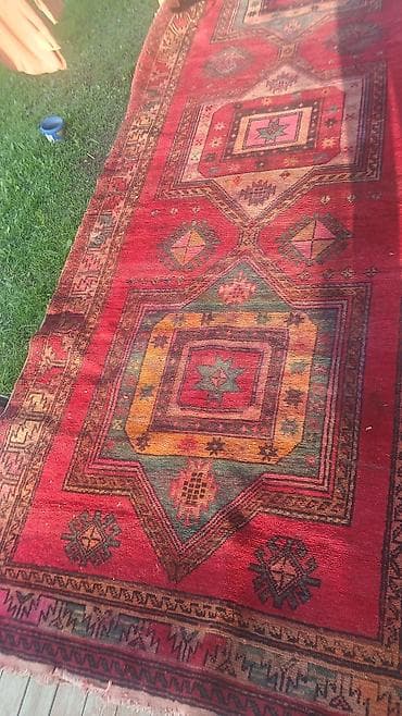 böyük xalca: Əl toxuması oriental xalça - Material: təbii yun - Toxunuş: əl ilə — 1