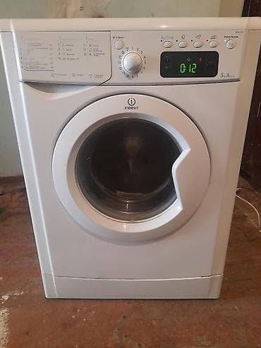 Бытовая техника: Стиральная машина Indesit, 5 кг, На запчасти, Автомат, Есть сушка, Нет кредита, Бесплатная доставка — 1