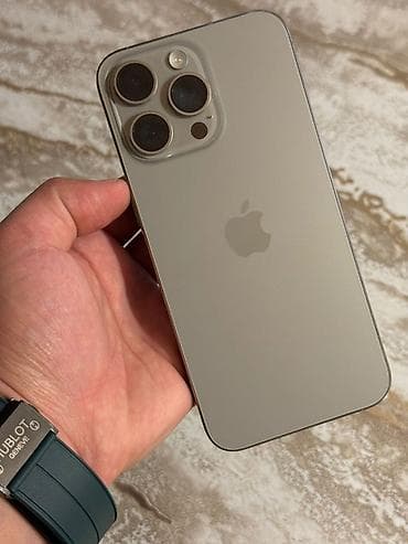 IPhone 15 Pro Max, 256 GB, Gümüşü, Face ID