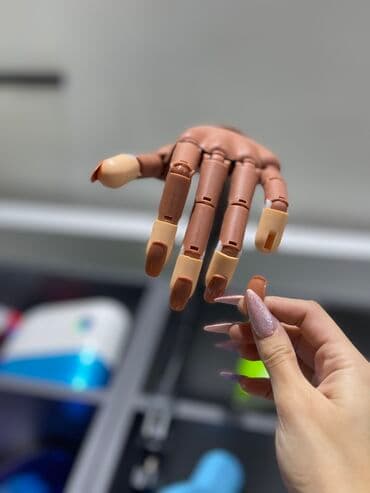 dırnağ aparatı: 💅 Manikür üçün təlim əli Dırnaq ustaları və tədris üçün ideal model — 3