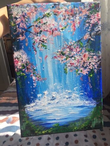 20 yanvar sekilleri yukle: Akril boya ile ketan uzerinde 
Olchu 20x30 — 1