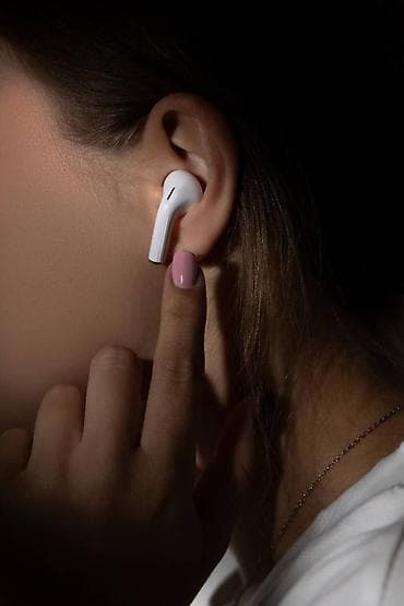 Qulaqcıqlar: Yeni Simsiz (Bluetooth) Qulaqcıqlar, rəng - Ağ — 7