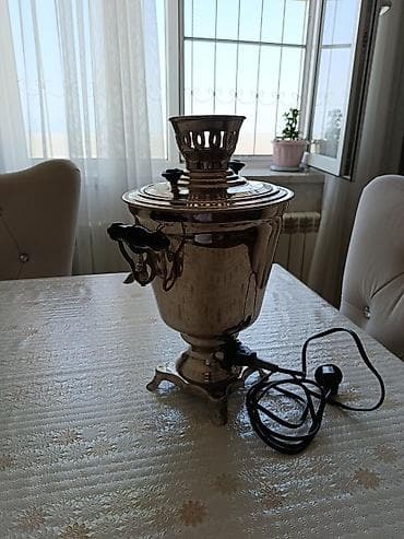 mis samovar: İşlənmiş Elektrik Samovar, 3 l, Ünvandan götürmə — 4