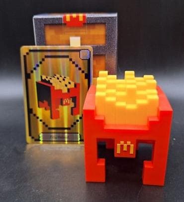 Məhsul: McDonald’s x Minecraft Movie kolleksiya oyuncağı – “Fry — 1