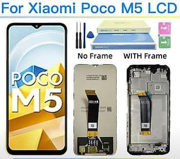 Xiaomi Poco M5 üçün LCD ekran dəsti karkazla bir yerde - Model