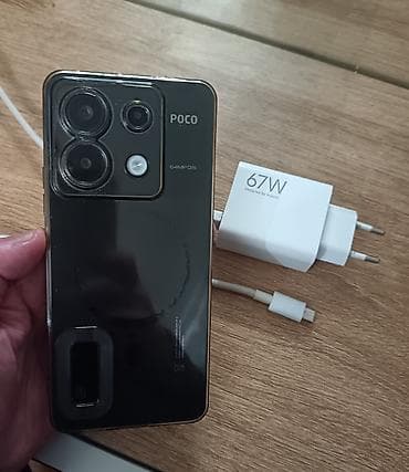 poco x6 qiyməti: Poco X6, 256 GB, rəng - Qara, Face ID — 2
