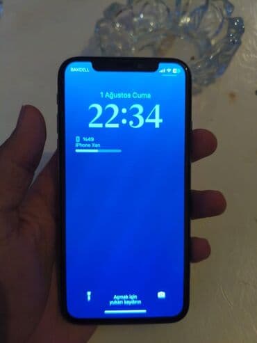 telefon iphone 10: IPhone X, 256 GB, Qara, Face ID — 6