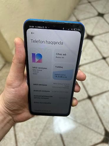 data modem sim card: Redmi 9A, 32 GB, rəng - Göy, İki sim kartlı — 6