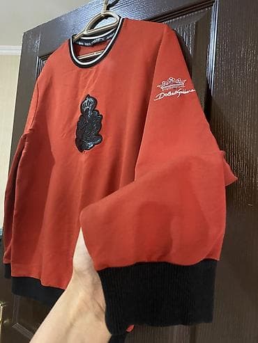 Толстовки: Мужская толстовка, Dolce & Gabbana, 2XL, цвет - Красный — 2
