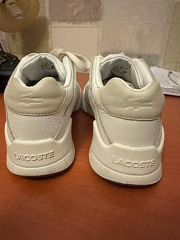 lacoste saat: Lacoste idman ayaqqabısı – ağ rəng - Brend: Lacoste (logo və — 3