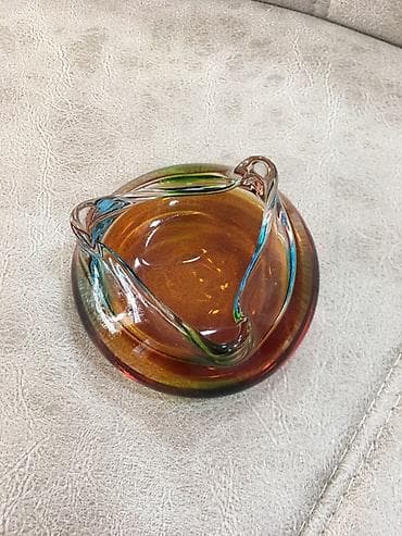 Часы для дома: Rəngli şüşə külqabı, vintaj - Material: qalın, yüksək keyfiyyətli — 1