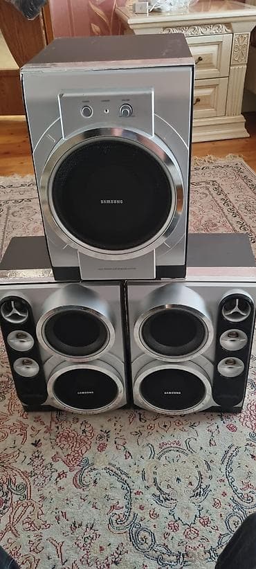 pro 6 airpods: Samsung ev akustik sistemi – subwoofer + iki ədəd ön səs kolonkası — 1