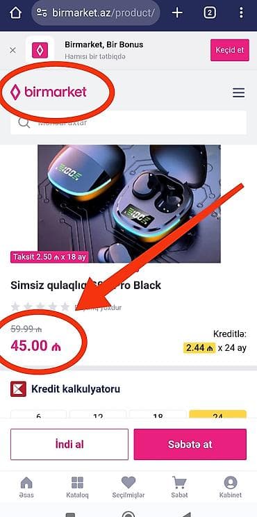 Yeni Simsiz (Bluetooth) Qulaqcıqlar, rəng - Qara