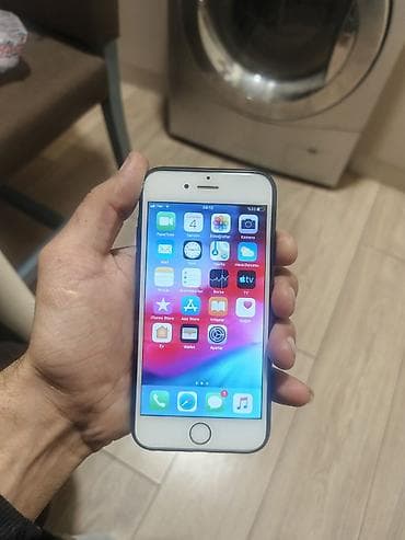 ayfon 6 s: IPhone 6, Gümüşü, Barmaq izi — 1