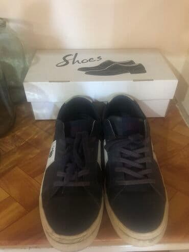 Kişi idman ayaqqabısı – USPA (U.S. Polo Assn.) stilində - Rəng: tünd