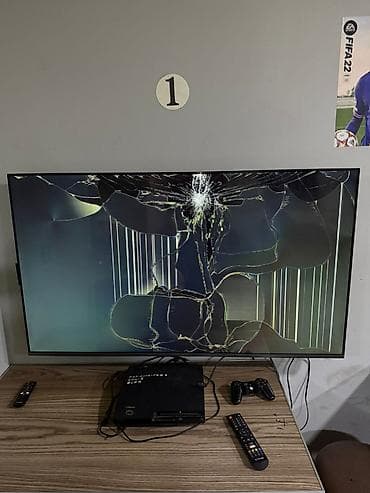 TAUBE LED TV Tek ekranı qırılıb Smartdi təzə alınıb