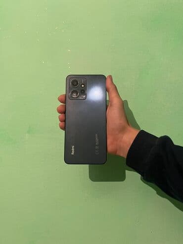 samsung sade telefonlar: Redmi Note 12, 128 GB, rəng - Qara — 1