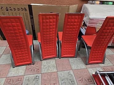 usaq stolu: Mətbəx üçün, Açılmayan, Kvadrat masa, 4 stul — 3