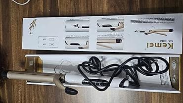 Su qızdırıcı kranlar: Saç buran maşa Gemei, 120 - 220 °C — 3