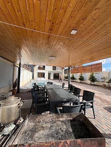 sabuncuda ev: Dağ mənzərəli geniş həyətli müstəqil villa - 2 mərtəbə + mansardlı — 4