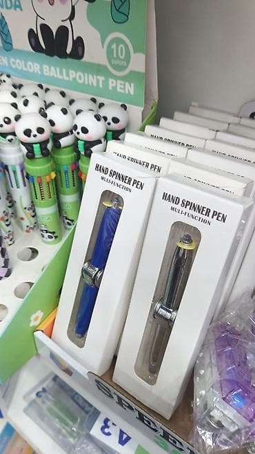 defter qelem: Məhsul: Hand Spinner Pen – Multi-Function Təsvir: - 2-i 1-də həll — 2