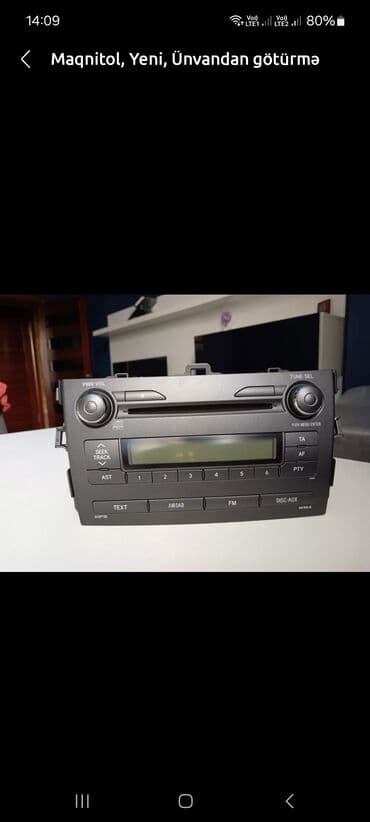 maqintafon ev ucun: Toyota corolla orginal maqnitola satilir gence — 1