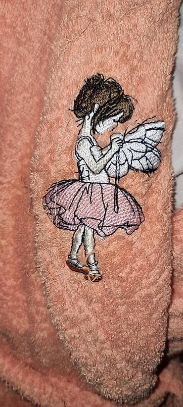 dəri baletkalar: Uşaqlar üçün yumşaq xalata – narıncı rəngdə, bədənə uyğun kəmərli — 3