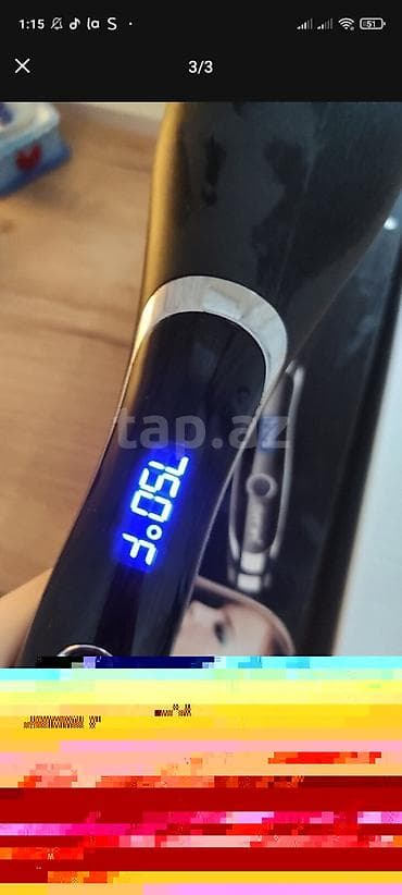 Aristonlar: Saç düzləndirici elektron fırça daraq. Hədiyyə olunub və heç istifadə — 1