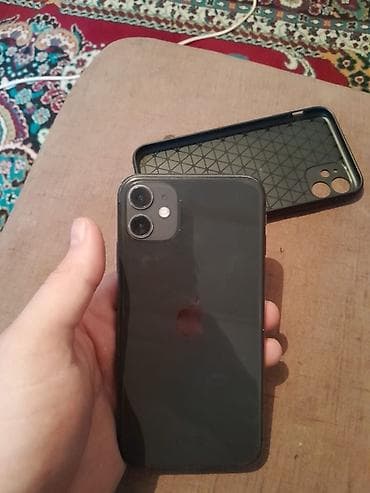 iphone 12 pro max qiyməti: IPhone 11, 64 GB, Qara, Face ID — 6