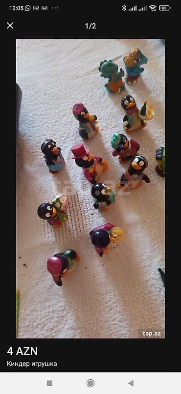 tar satılır: Məhsul: Kinder sürpriz fiqurlarının kolleksiyası Təsvir: - Müxtəlif — 3