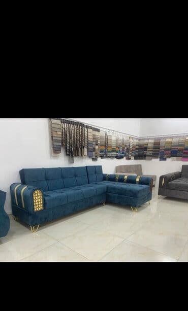 mətbəx ucun divan: Künc divan, Yeni, Açılan, Bazalı, Parça, Pulsuz çatdırılma — 1