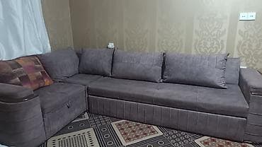 set mebel: Kunc divan satilir. Acilir baza var qiymet 330 azn real alici ile — 1