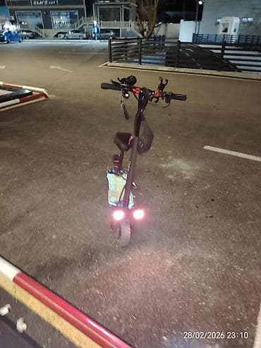трюковой самокат в баку: Elektrik skuter – gücləndirilmiş işıqlandırma və amortizasiya ilə — 4