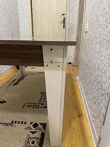 Mətbəx masası, Açılan, Laminat, Dördbucaq masa