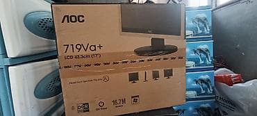 komputer desti: AOC 719Va+ LCD monitor - Ekran ölçüsü: 43,3 sm (17") - Panel: LCD - — 1
