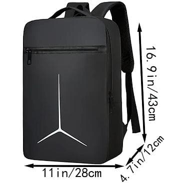 ruqzaq: Şəhər və səyahət üçün çoxfunksiyalı qara bel çantası Çiyin üçün – 15 — 1