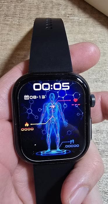 borofone be28 plus: Smart saat – işlənməyib, ekranın üzərində qoruyucu plyonka var — 5