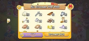 Hay Day hesabı – inkişaf etmiş ferma - Səviyyə: 56 - Oyun içi valyuta — 3